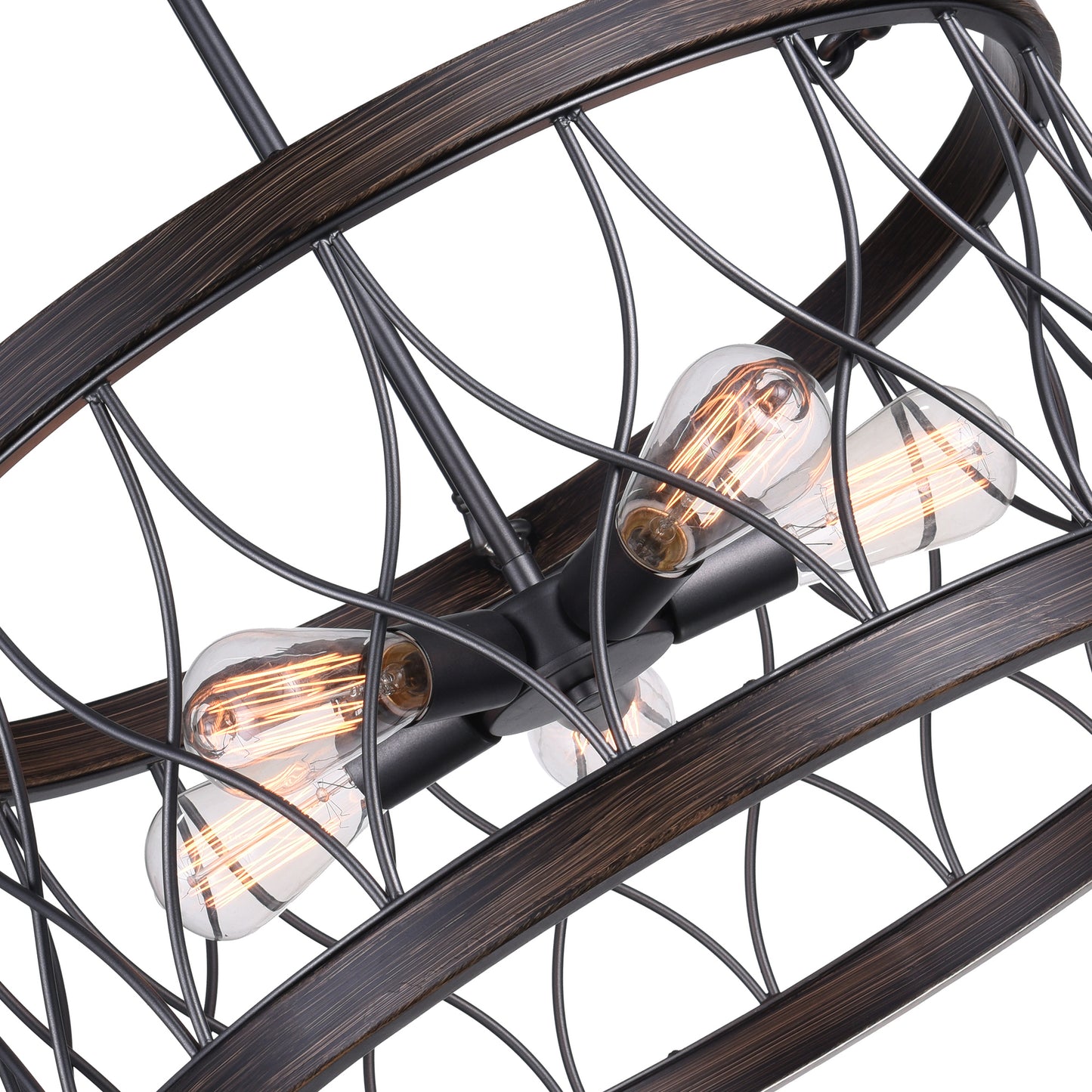 Lustre tambour à 5 lumières Amazon