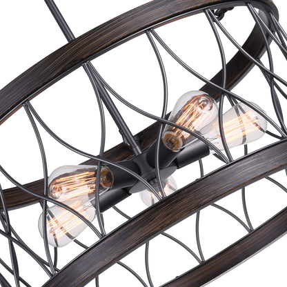 Lustre tambour à 5 lumières Amazon