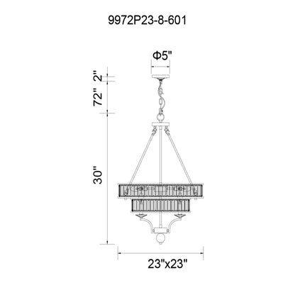 Shalia 8 Light Chandelier