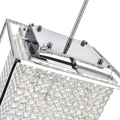 Lustre à 3 lumières en forme de cube