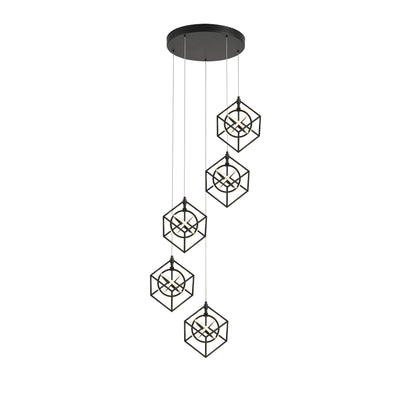 Tulip Collection Integrated LED 5-Light Pendant