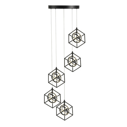 Tulip Collection Integrated LED 5-Light Pendant