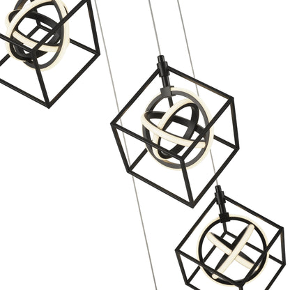 Tulip Collection Integrated LED 5-Light Pendant