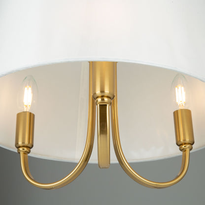 Plafonnier semi-encastré à 3 lampes Rhythm