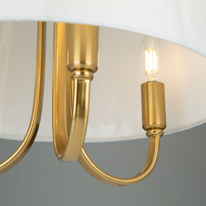 Plafonnier semi-encastré à 3 lampes Rhythm