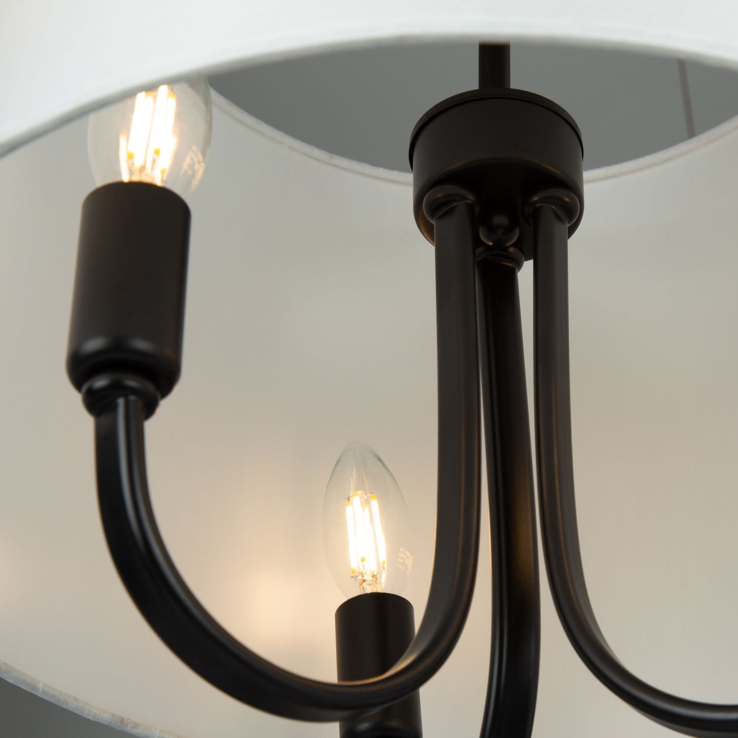 Plafonnier semi-encastré à 3 lampes Rhythm
