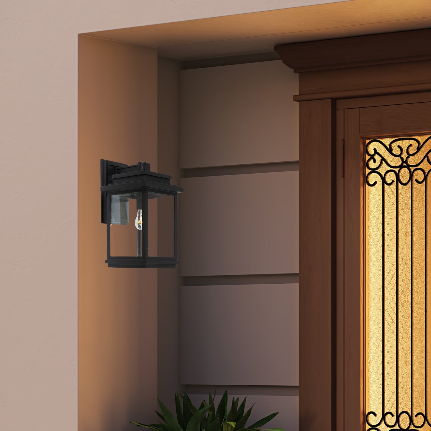 Applique murale d'extérieur à 1 lampe Freemont
